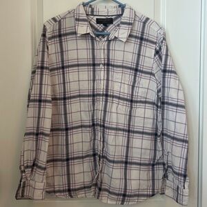 Banana Republic Women’s XL Soft Wash Plaid Button Down Long Sleeve Shirt
